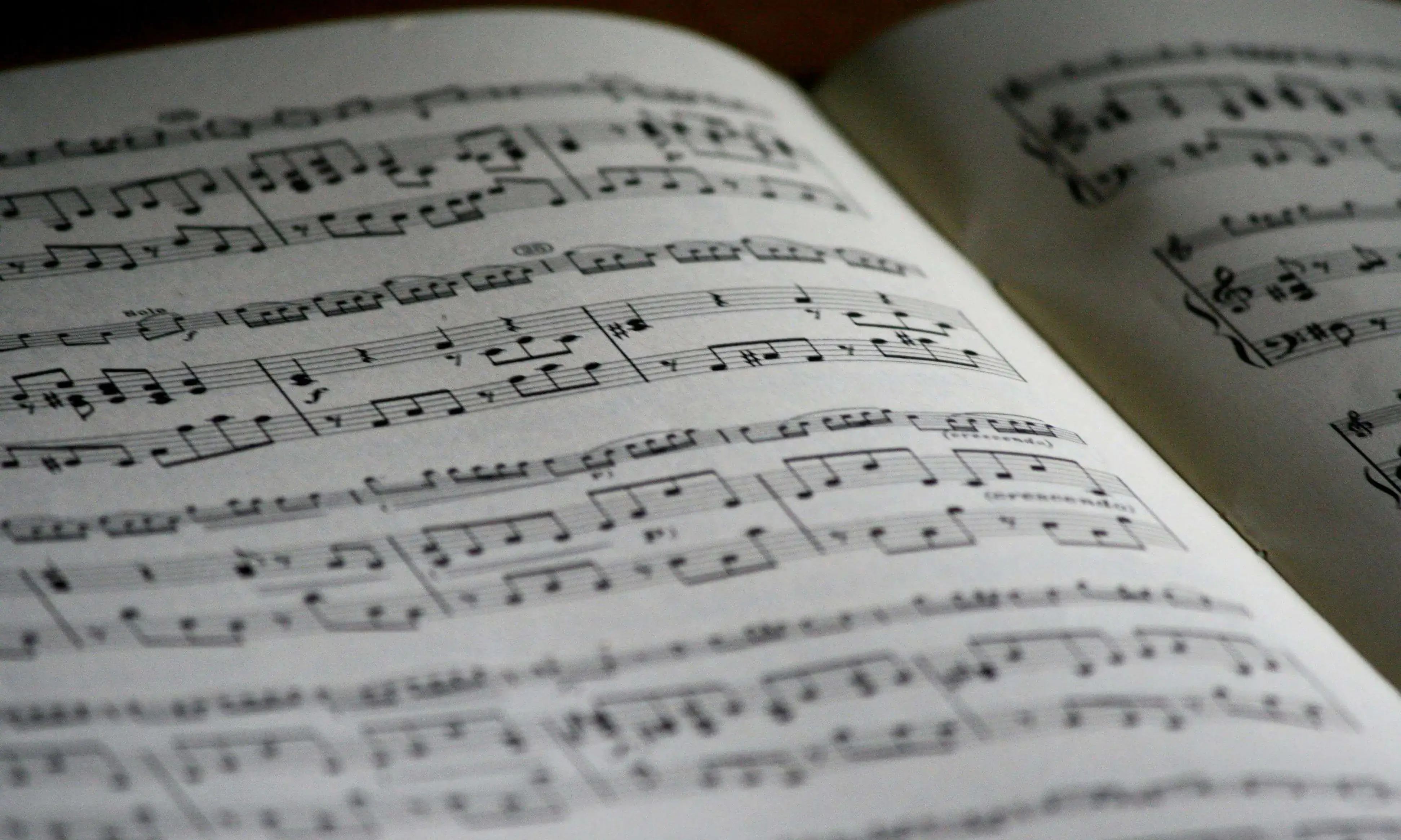 Partitura de música. Font: Pixabay