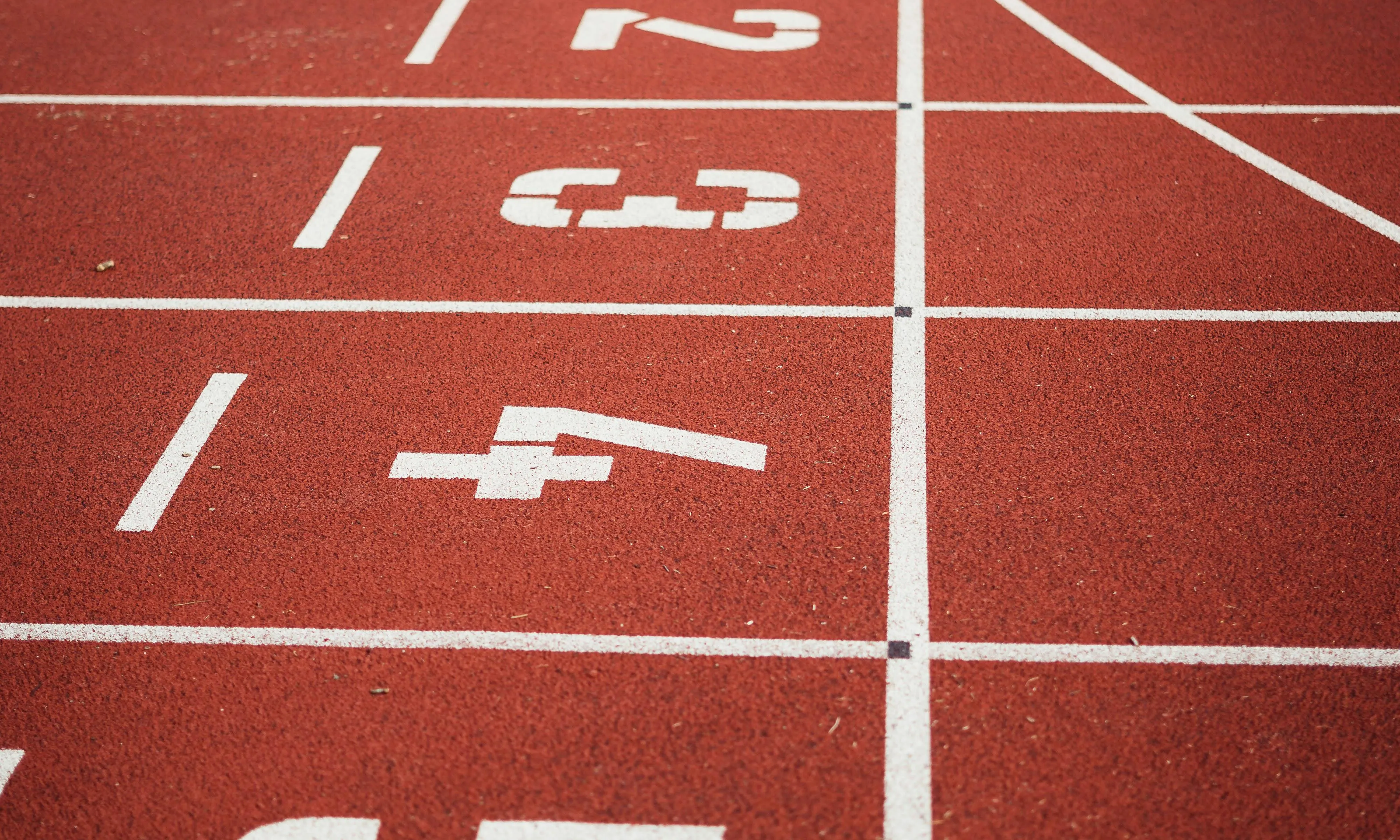 Pistes d'atletisme en un camp esportiu