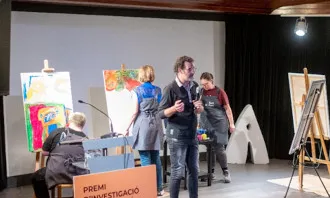 Imatge de l'acte d'entrega de premis de la passada edició
