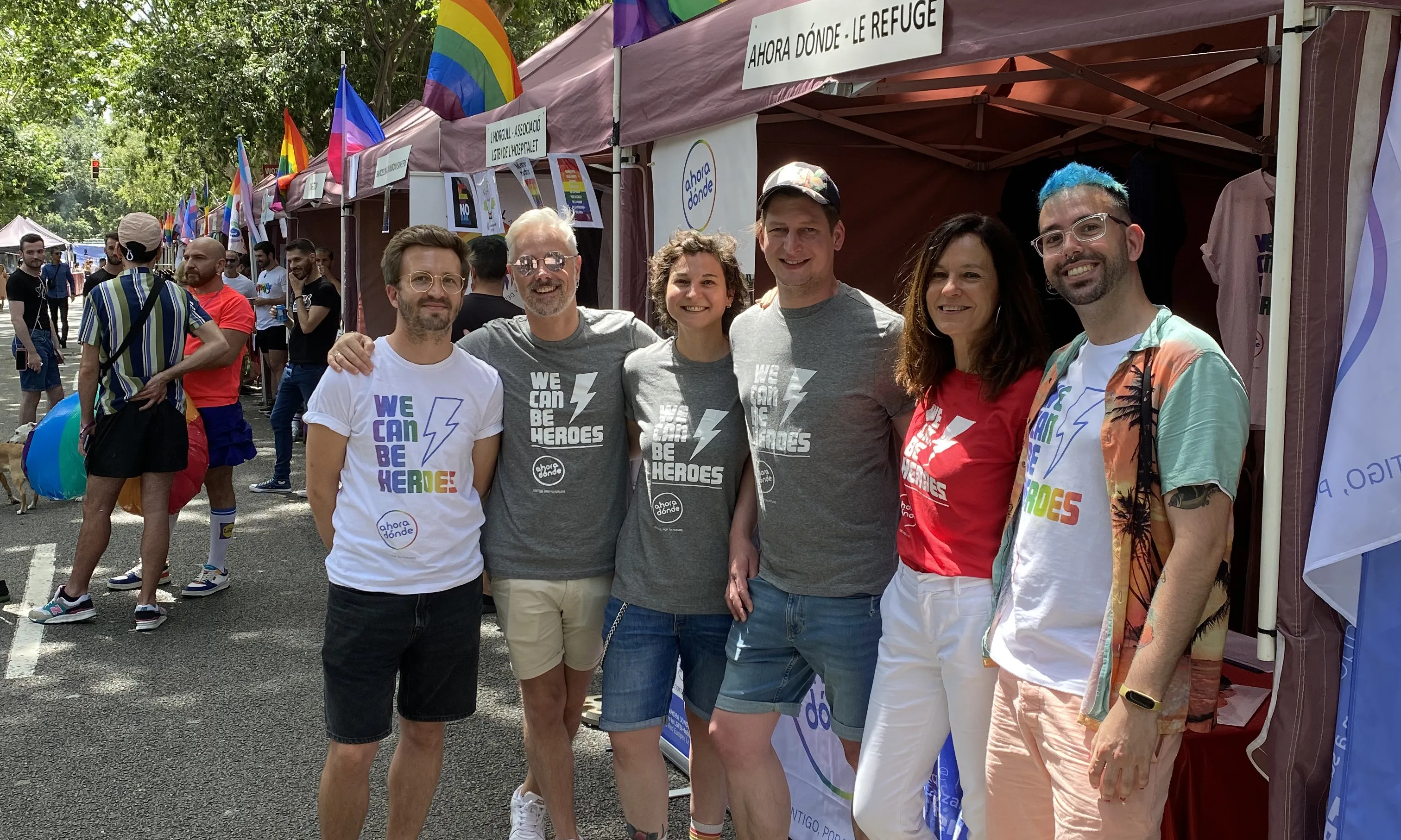 L’Associació ‘Ahora Dónde’ forma part de la Federació Europea Le Refuge LGTBI+. Font: Ahora Dónde