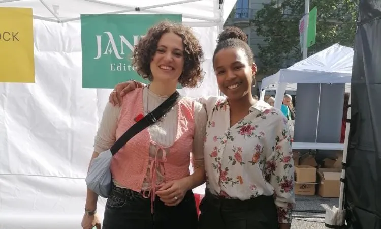 La Diana i l’Aissata per Sant Jordi.