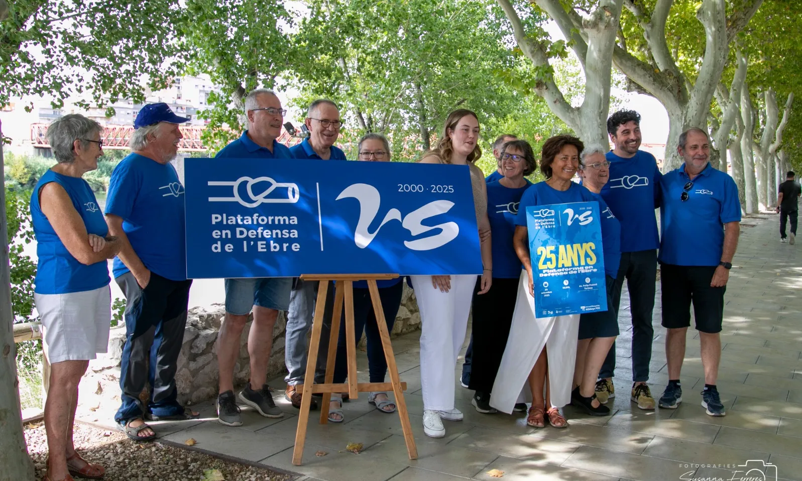 Roda de premsa de presentació del logotip per celebrar els 25 anys de la PDE.