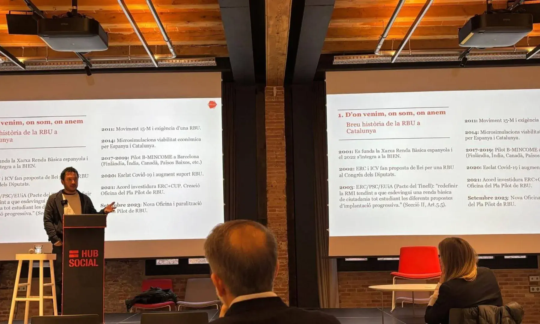 La proposta formativa s’emmarca en la voluntat d’ECAS de promoure la reflexió i el debat sobre noves polítiques públiques.