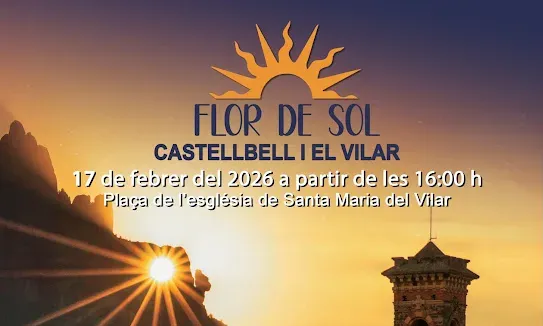 Cartell oficial de l'esdeveniment Flor de Sol 2026.