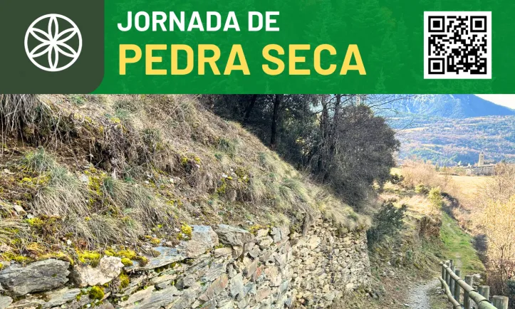Cartell oficial de la jornada cultural de la pedra seca.
