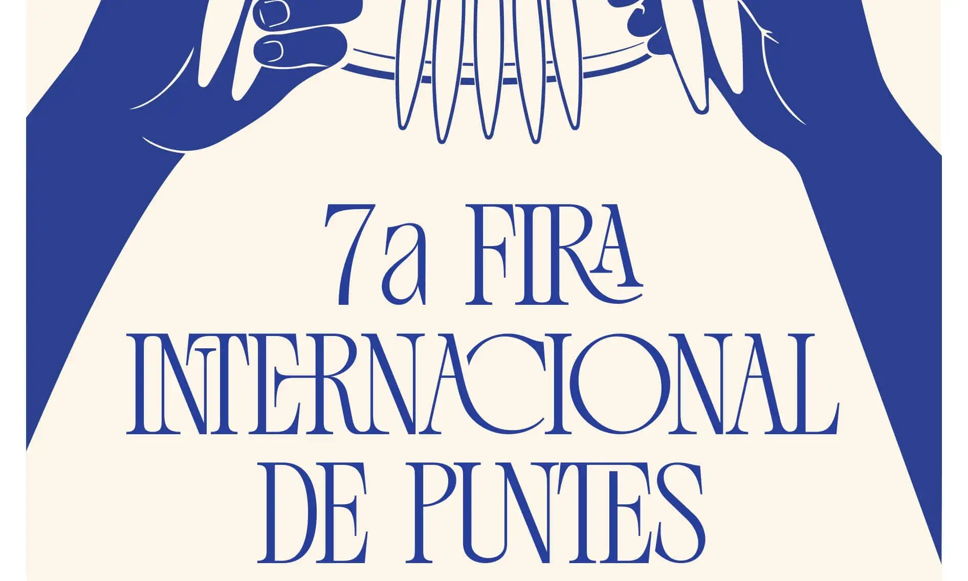 Cartell de la 7a Fira Internacional de Puntes.