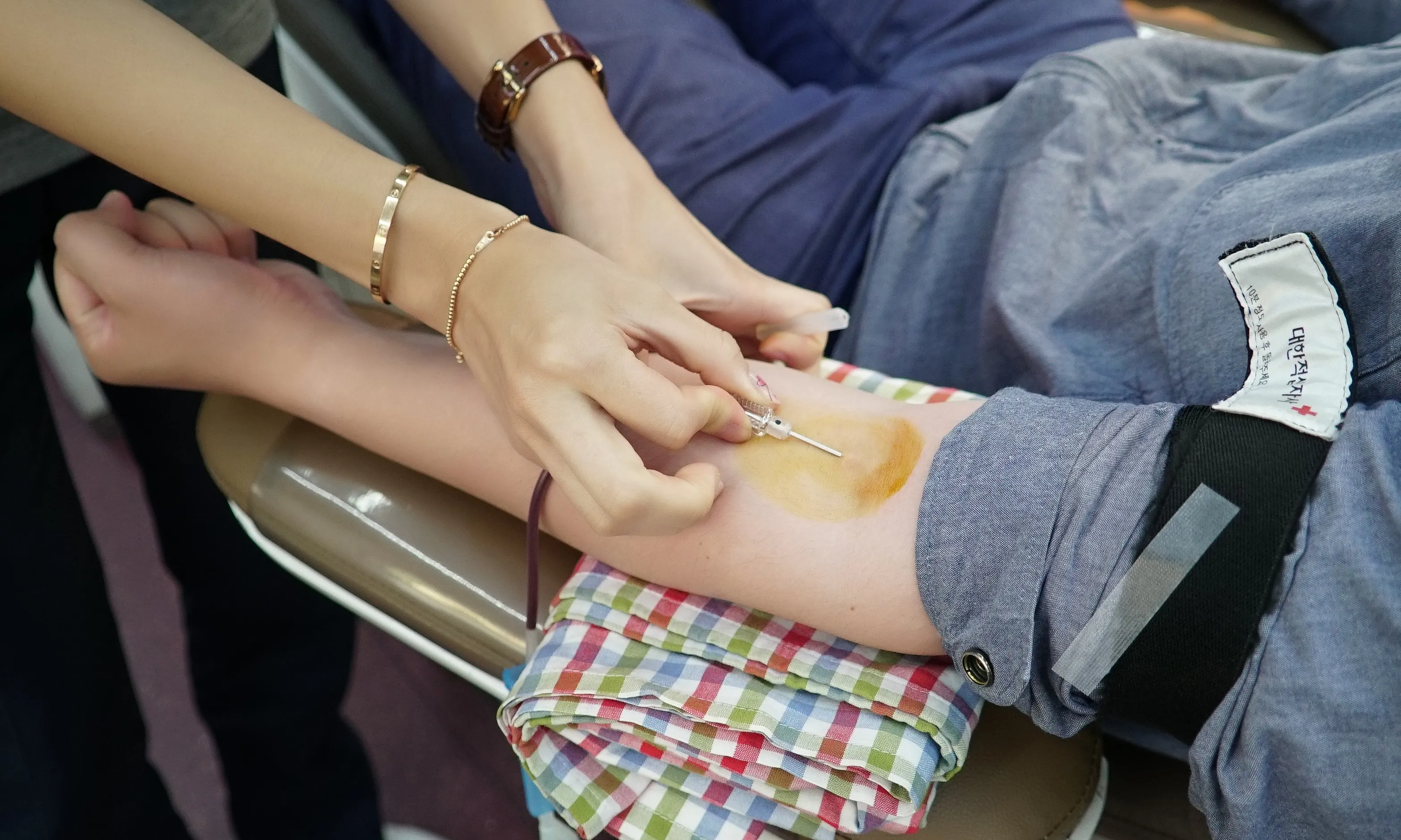 Imatge d'un donant de sang