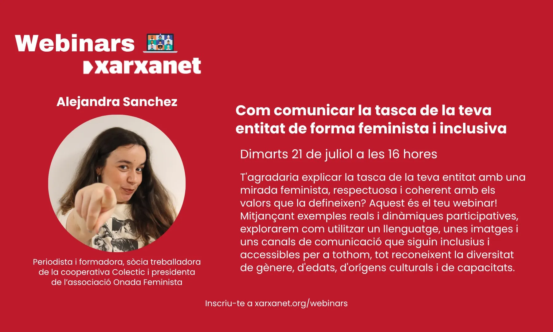 Portada del vídeo 'Com comunicar la tasca de la teva entitat de forma feminista i inclusiva'