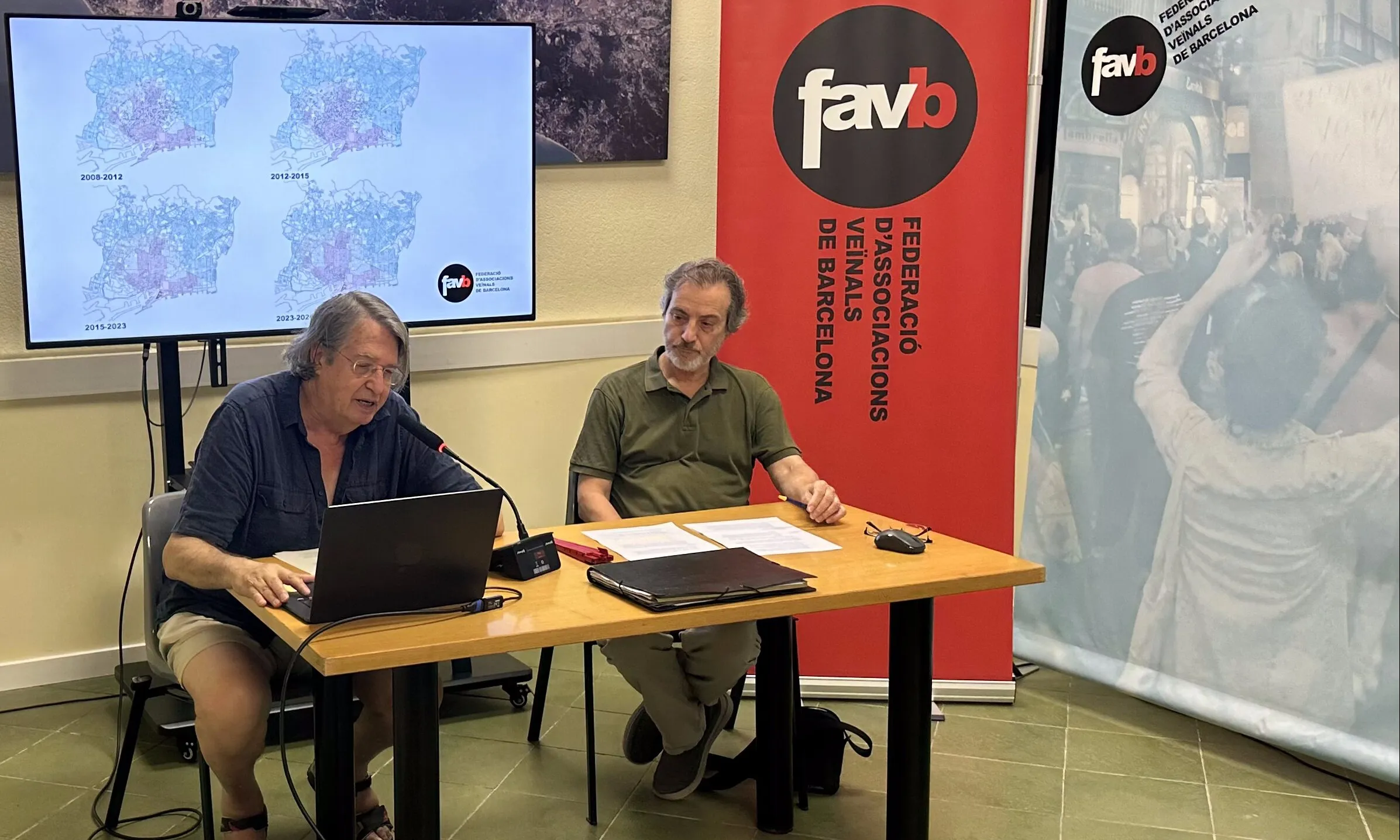 Imatge de la roda de premsa de la FAVB