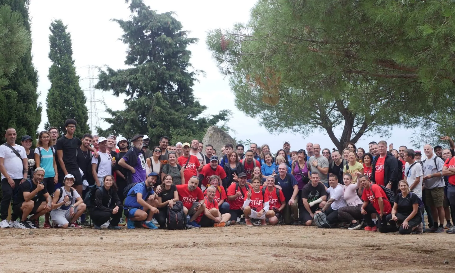 Participants a la 10ª caminada de la FCDG