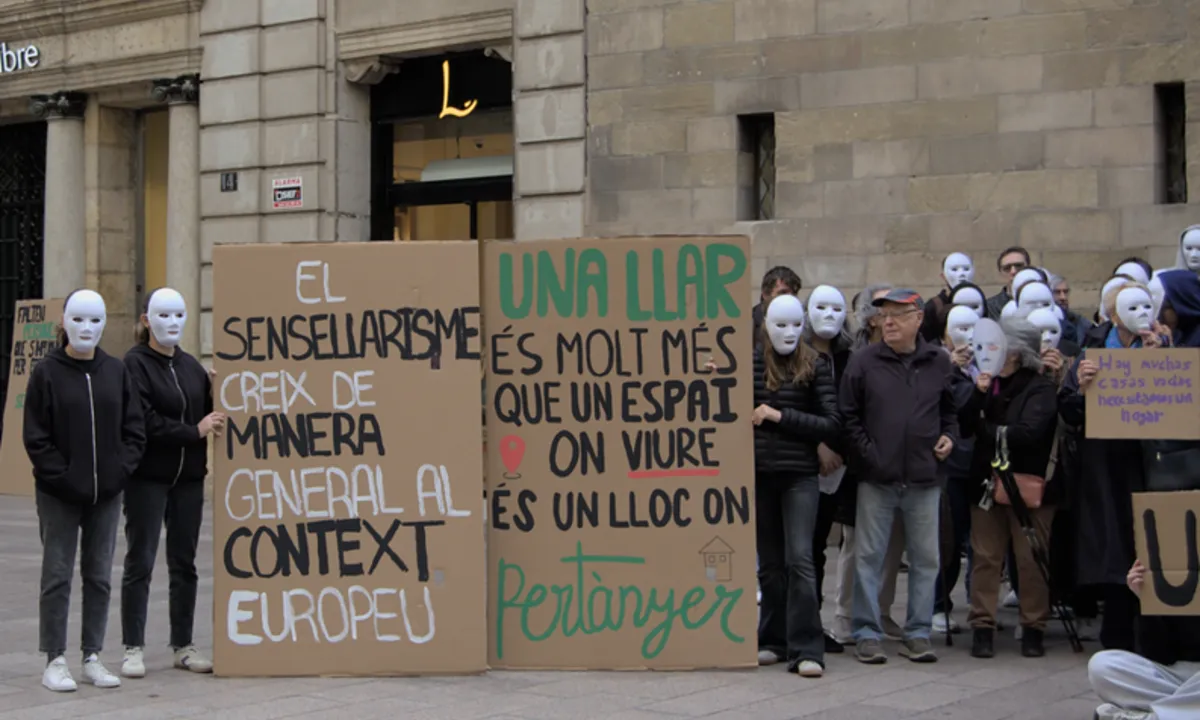 Acció sensellarisme Lleida
